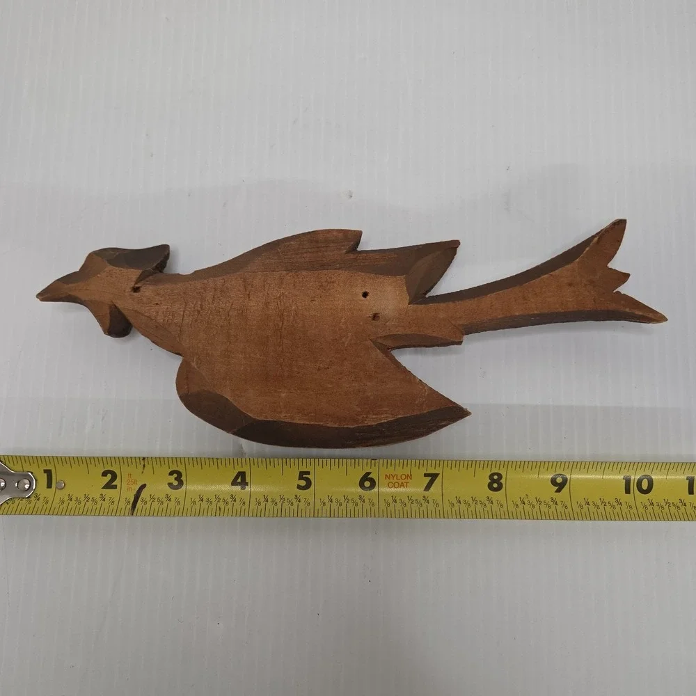 Vintage‎ WOOD CARVED Flying Bird Cuckoo Clock Part 10